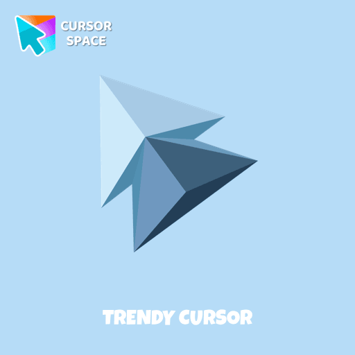Trendy cursor arrow cursor